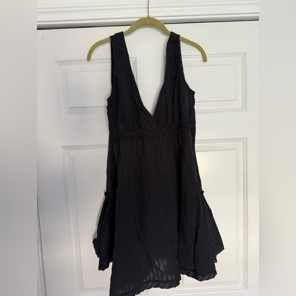 Elan Black Mini Dress or swimsuit Cover up